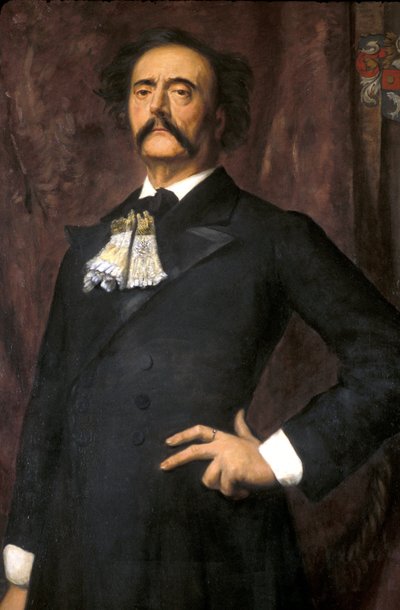 Canal N ° 082, Museu de São Salvador, o Visconde, Retrato de Jules Barbey d&39;Aurevilly (1808-1889), de Emile Levy (1826-1890), 1881 de Unknown